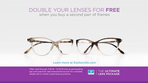 Free glasses sales offer